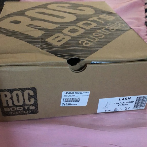🆕ROC🖤Lash Tan/leopard platform boots! Black lace ups! Australia! size: 37 NIB! 7 - Picture 16 of 16